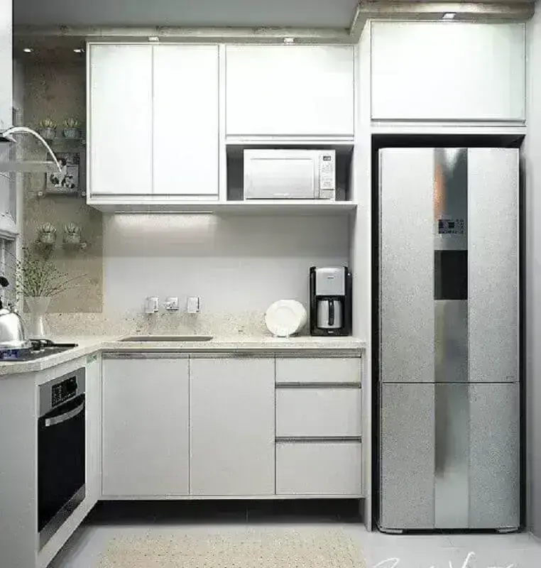 Кухонные Гарнитуры С Холодильником Фото