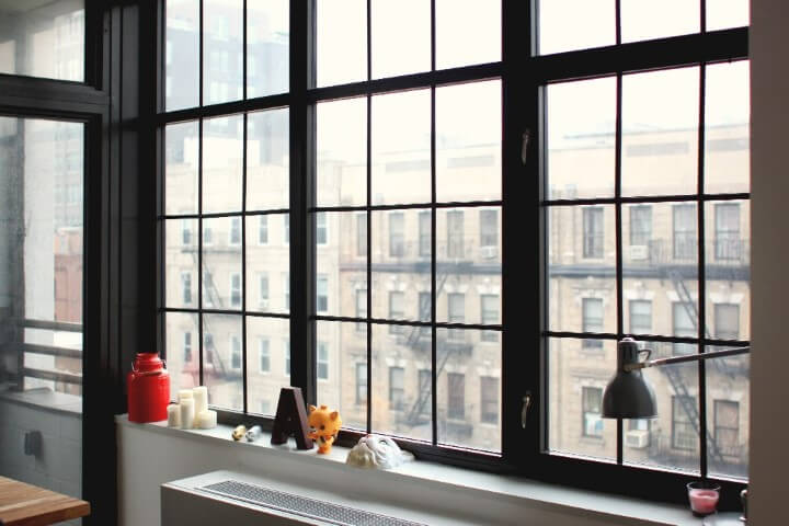 Grades para janelas em apartamento
