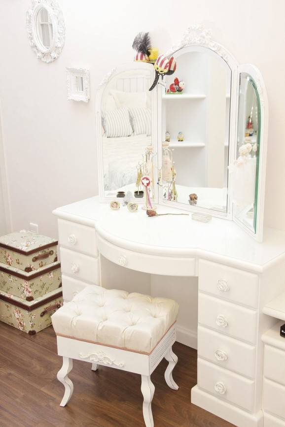 quarto de menina princesa penteadeira