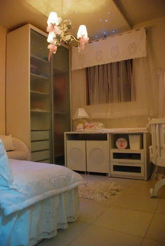 Guarda-roupa planejado em quarto de bebê Projeto de Janete Barros