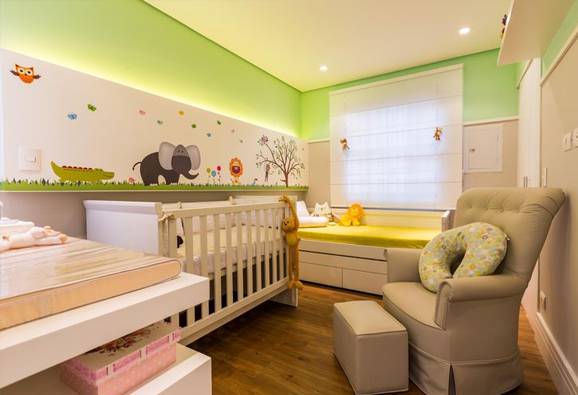 quartos de bebê decorados