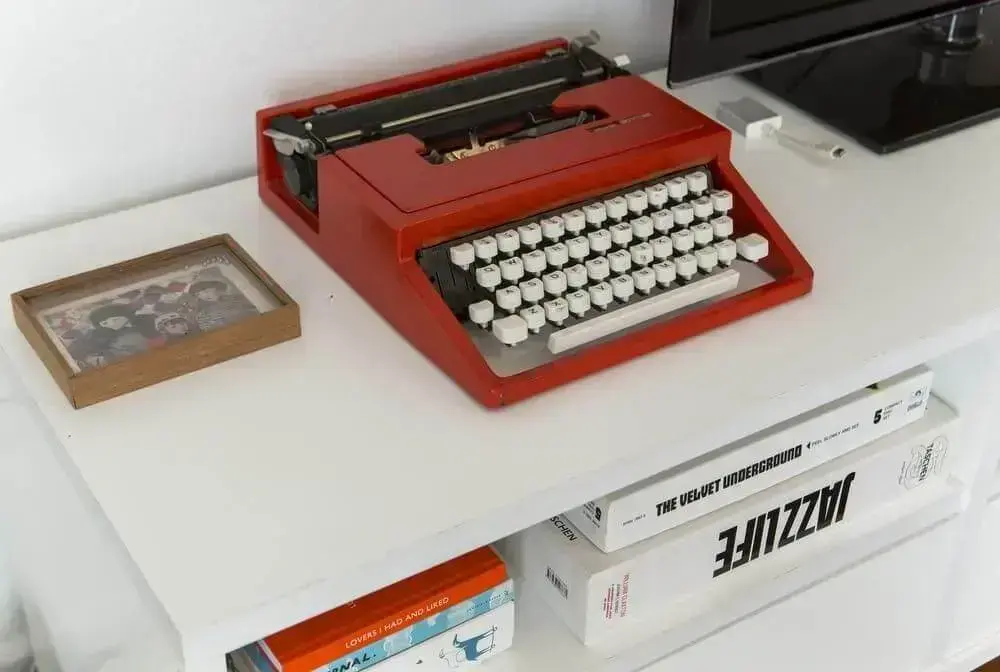 ideias criativas máquina de escrever buji decoracao reuso 66982