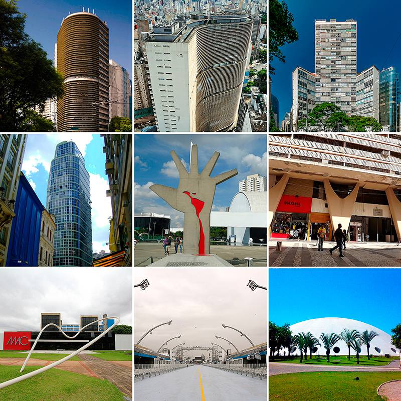 obras de Oscar Niemeyer em São Paulo
