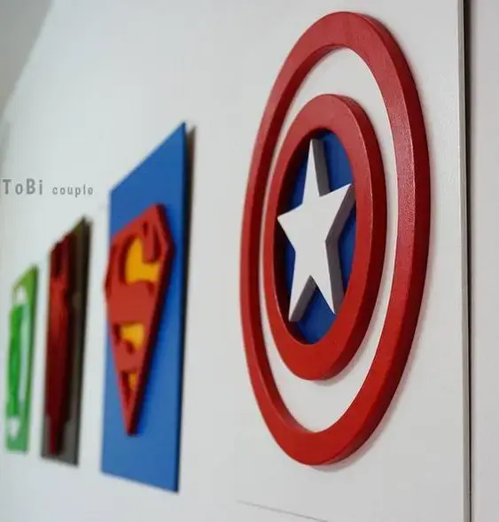 Quadros de super herois para decoração geek