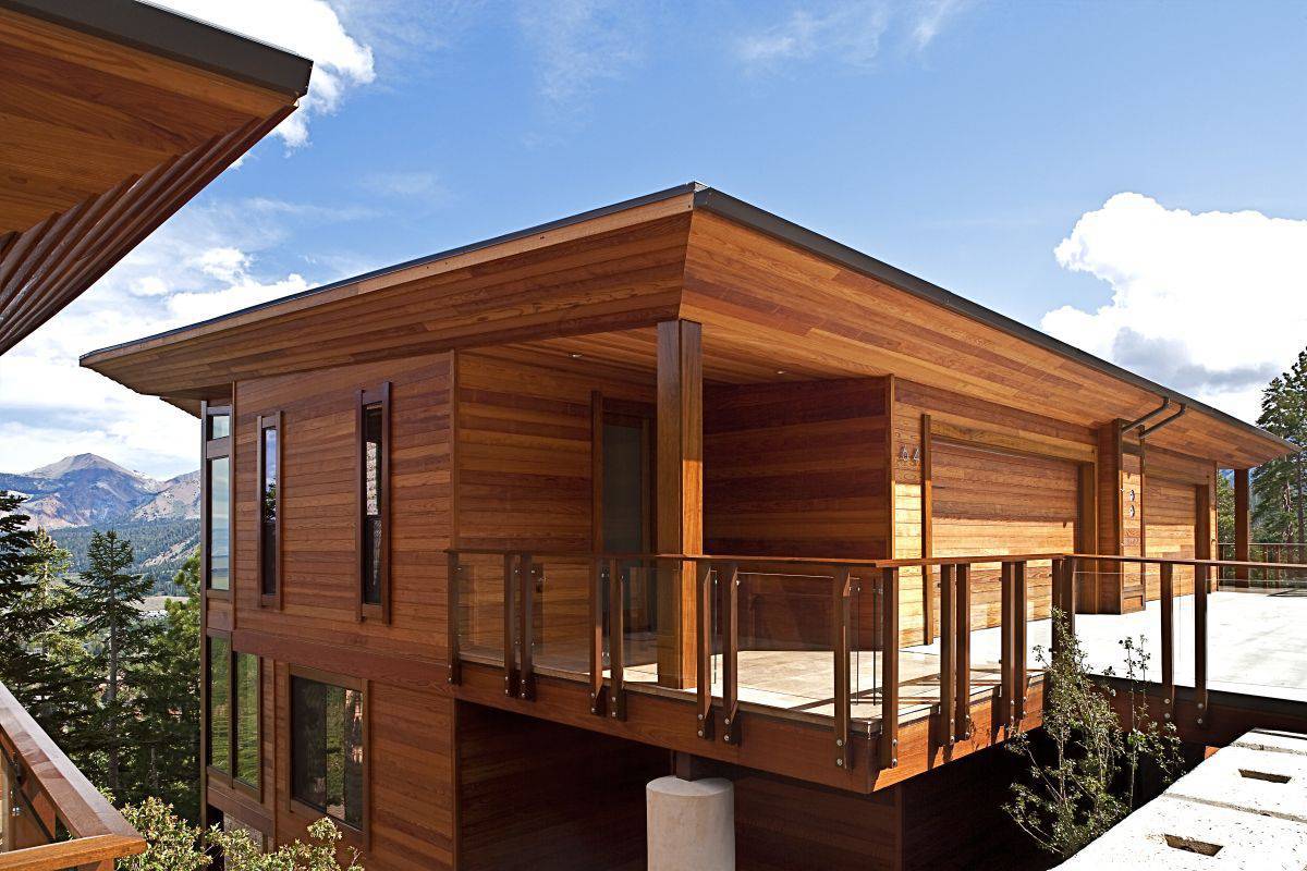 casas de madeira com arquitetura moderna