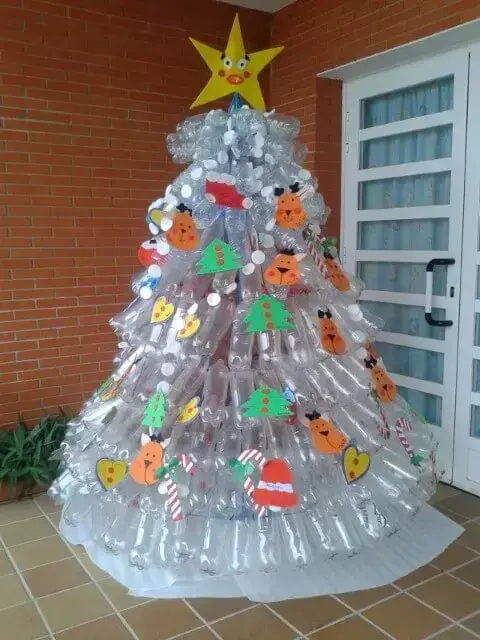 Árvore de Natal de Garrafa PET: +60 Modelos e Passo a Passo Ilustrado