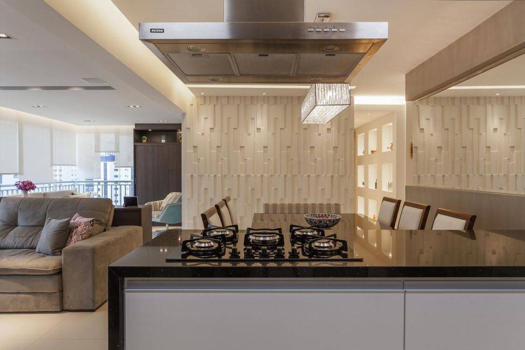cozinha americana cooktop raduan arquitetura 100113