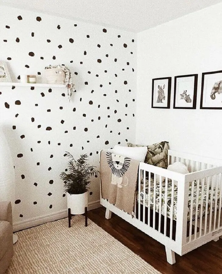 decoração clean com tapete sisal para quarto de bebê Foto Pinterest