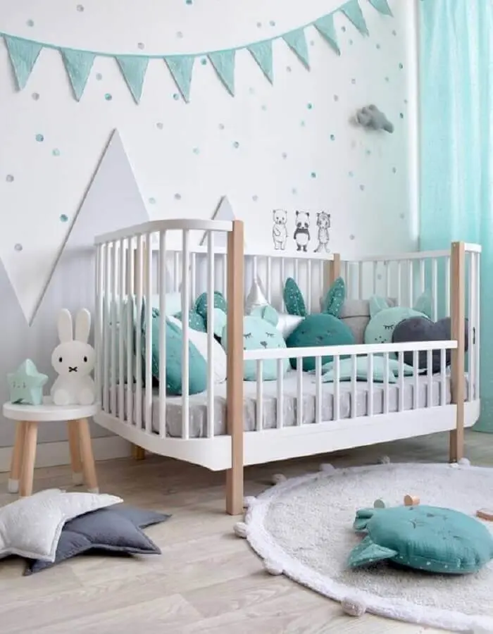 decoração lúdica com tapete redondo para quarto de bebê Foto Fantasy Room