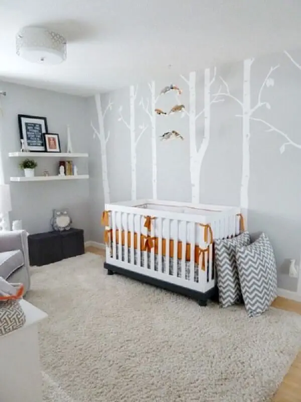 adesivo para quarto de bebê todo cinza Foto Circu Magical Furniture