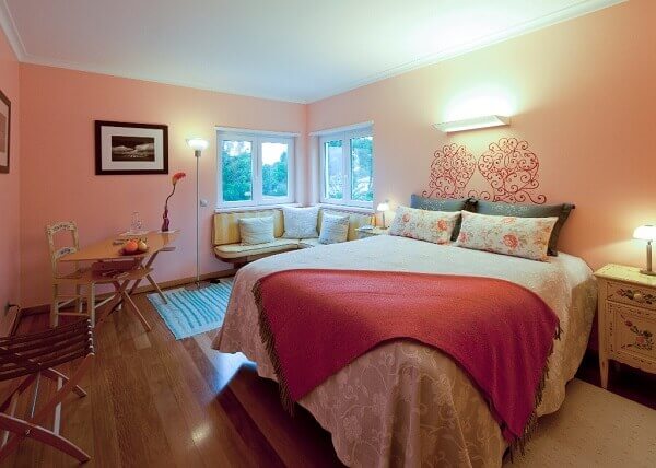 Cores para quartos de casal rosa