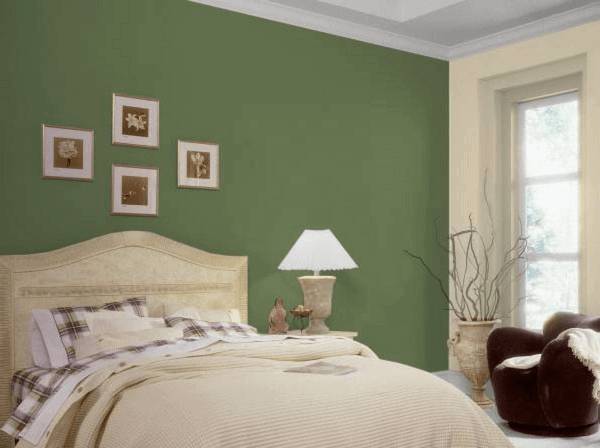 Cores para quartos na cor verde
