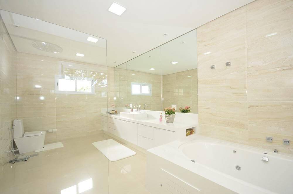espelho para banheiro grande com bancada belissa corral 20701