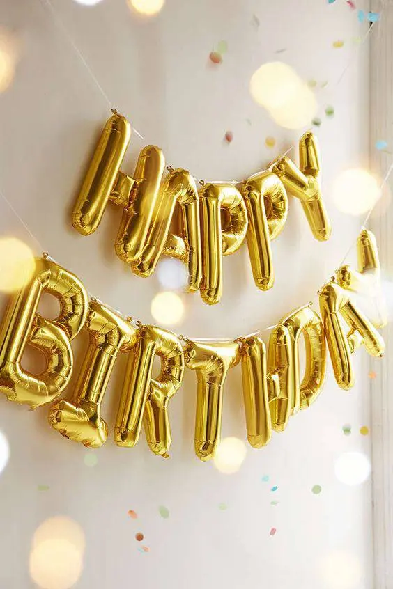 Decoração de festa de 15 anos - Balões de aniversário