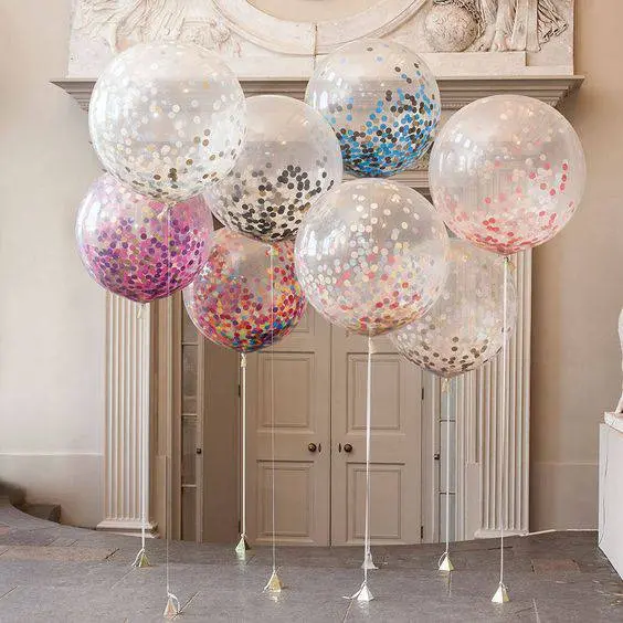 Decoração de festa de 15 anos - Balões