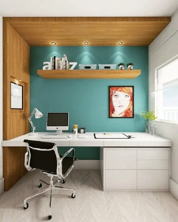 móveis para escritório pequeno Foto Betania Pacheco Arquitetura