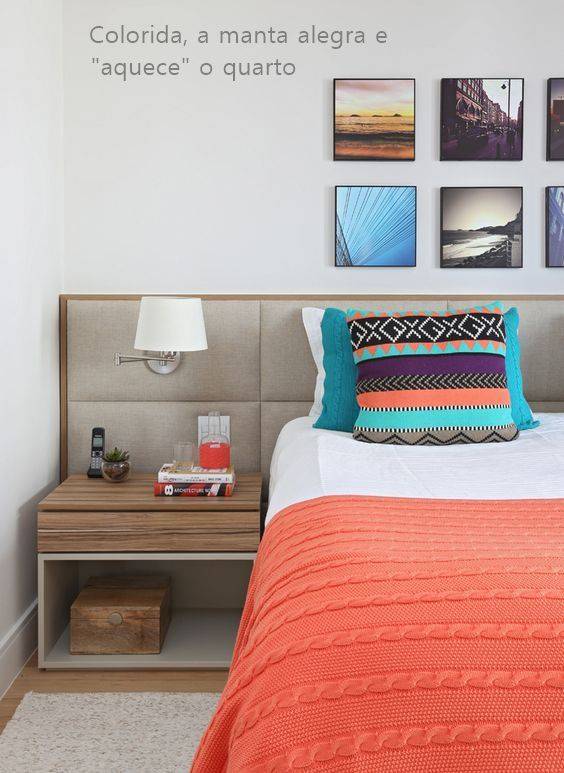 quartos decorados pinterest manta colorida