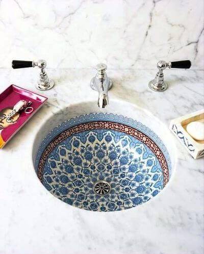 azulejo portugues pia do lavabo