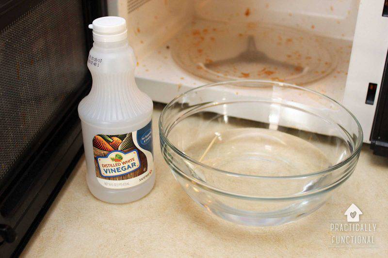 como limpar microondas refratario com vinagre