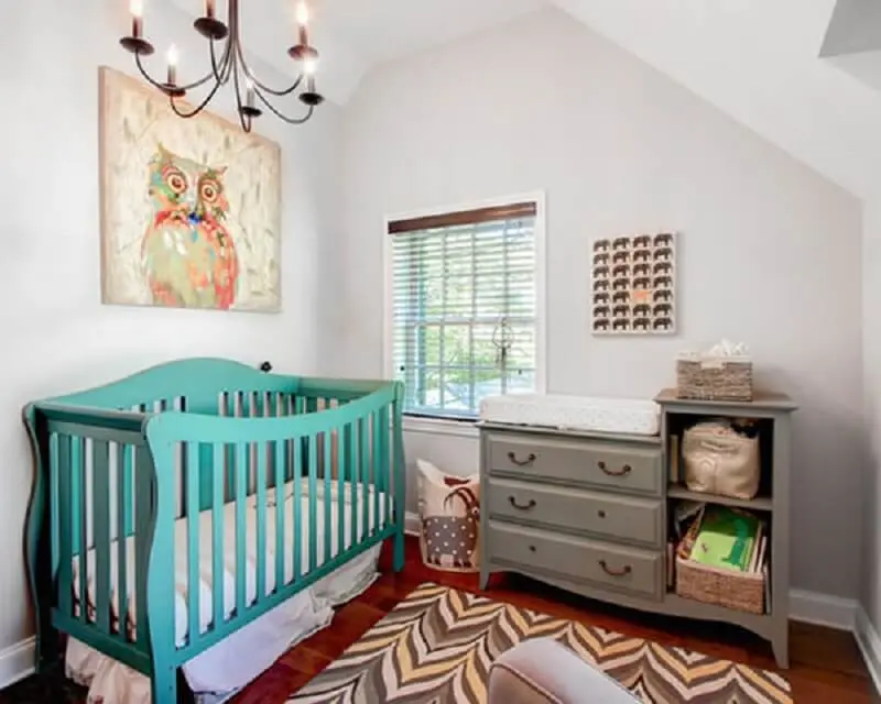 Decoração de quarto de bebê estilo safari