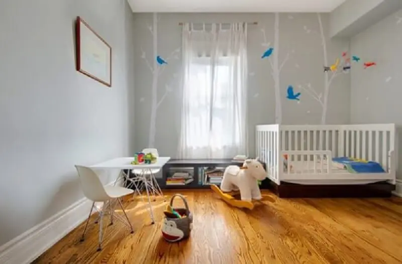 Decoração de quarto de bebê moderno