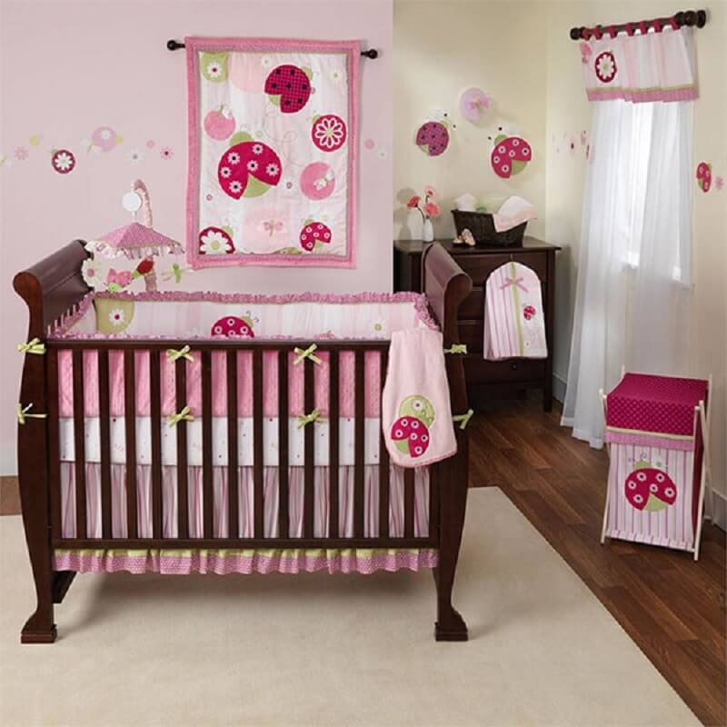 Decoração de quarto de bebê pink