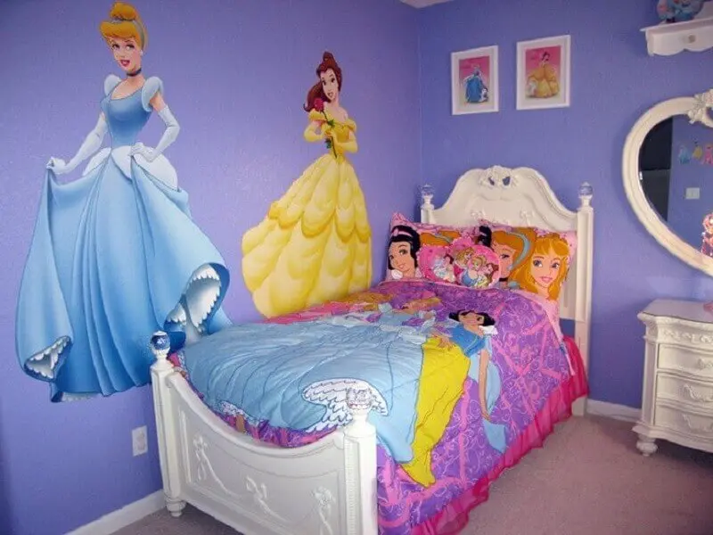 decoração quarto das princesas