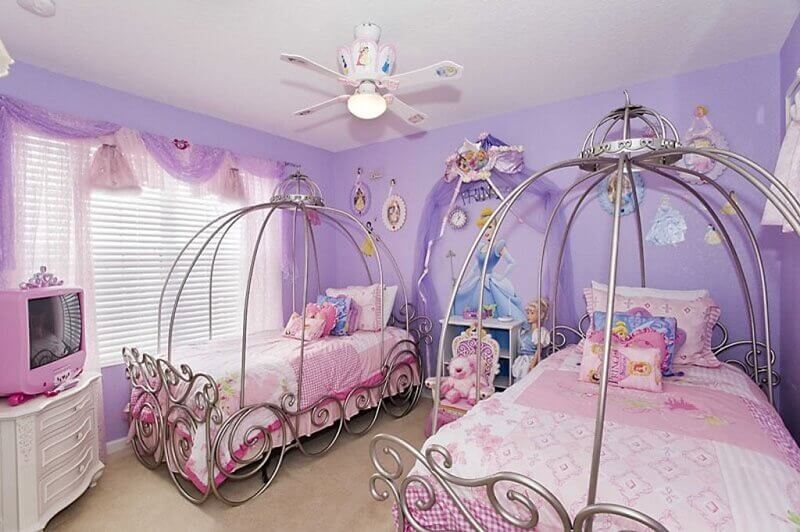 quarto de princesa Cinderela 