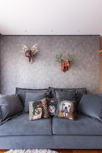 Almofadas decorativas de animais Projeto de Liane Martins