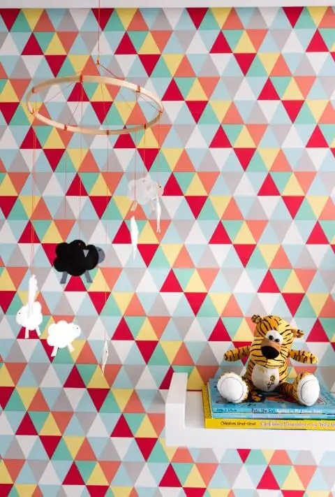 Cores para quarto de bebê colorido Projeto de Anna Maria Parisi