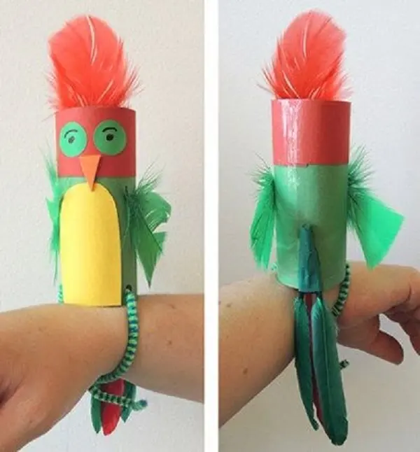 Crie brinquedos criativos para as crianças com rolo de papel higiênico. Fonte: Pinterest