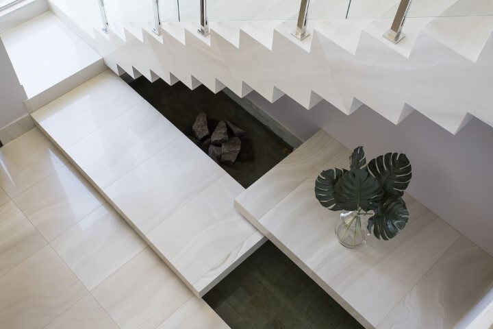 Modelos de escadas linear Projeto de Belezini Dalmazo Arquitetura