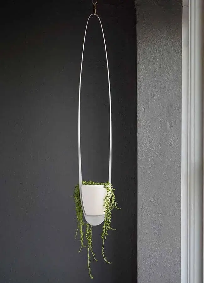 decoração moderna com vaso decorativo Foto Pinterest