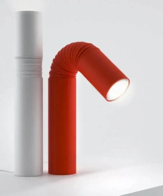 luminárias de PVC minimalistas