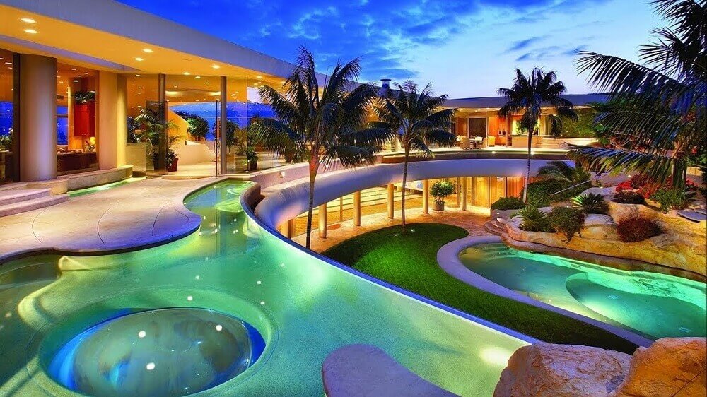 piscinas modernas para casas luxuosas