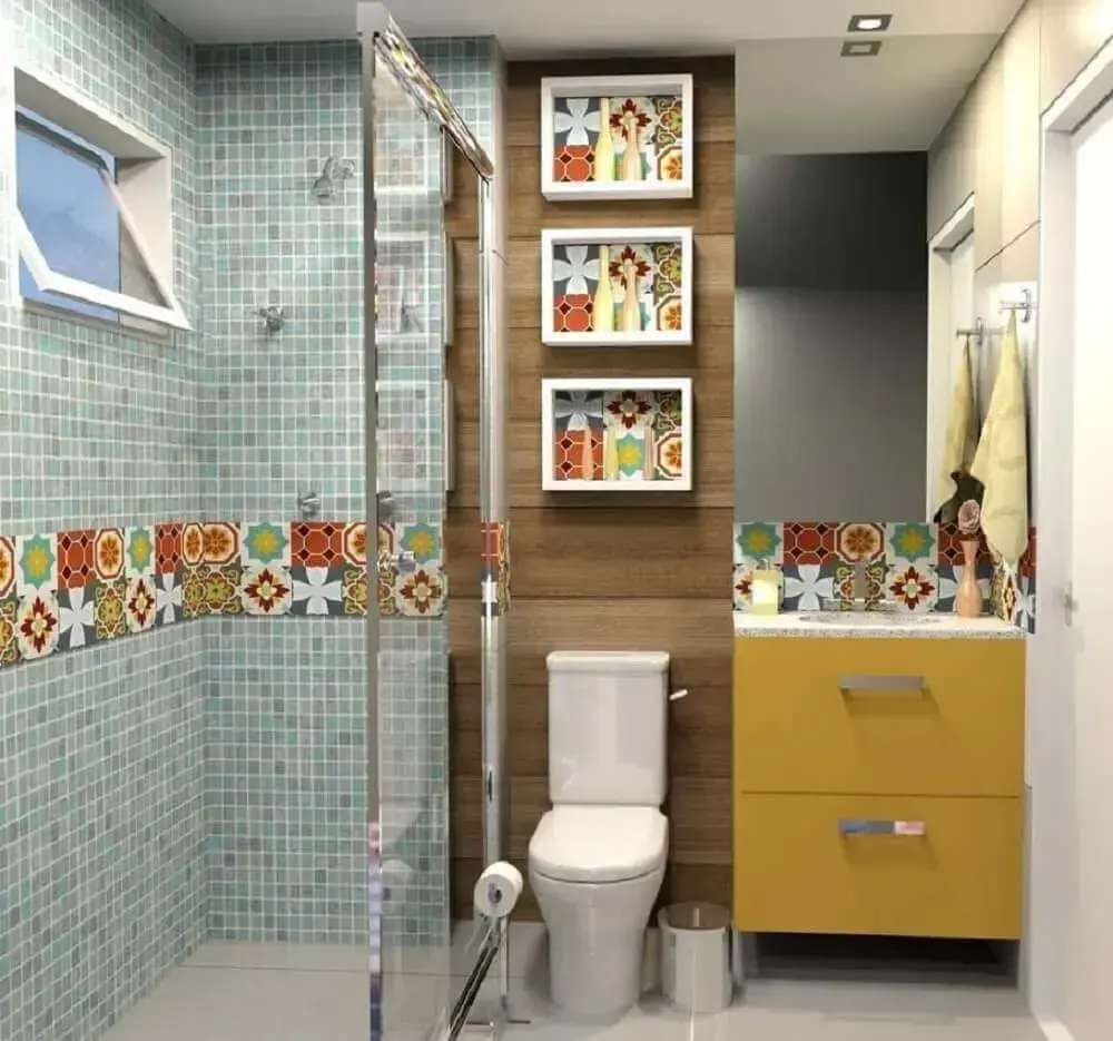 decoração com nicho para banheiro