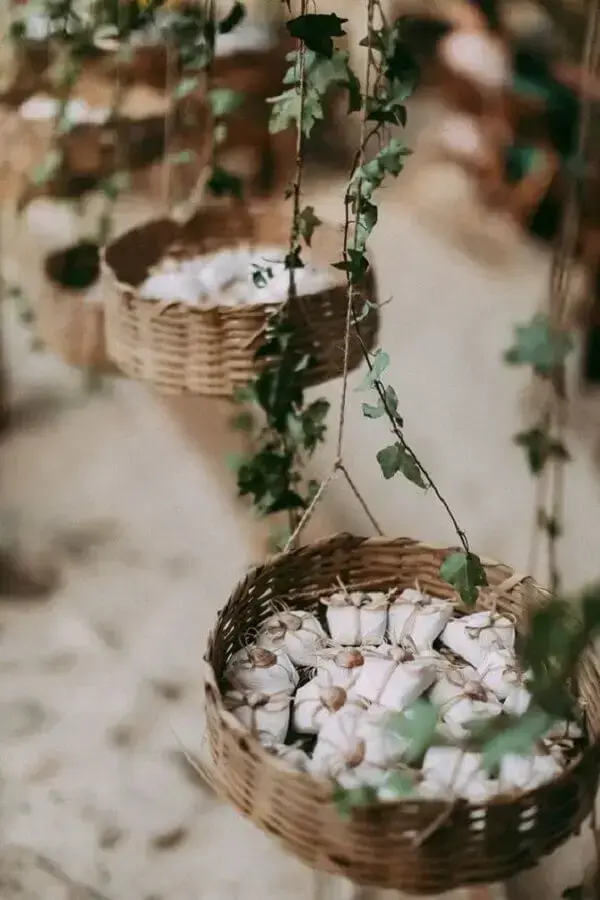 decoração de casamento rústico simples e barato Foto Pinterest