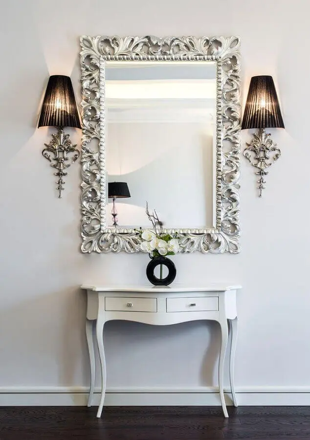 decoração provençal com espelho