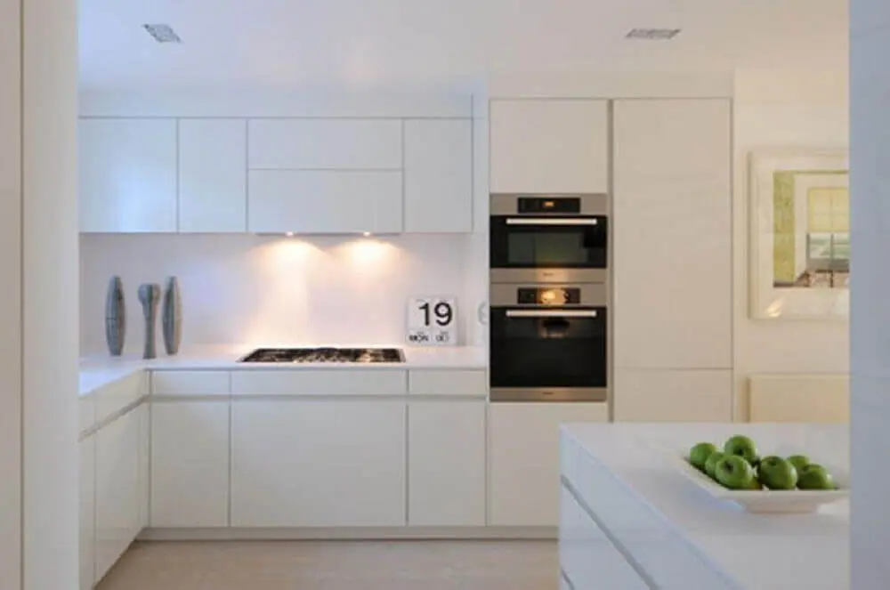 minimalismo para decoração de cozinha clean