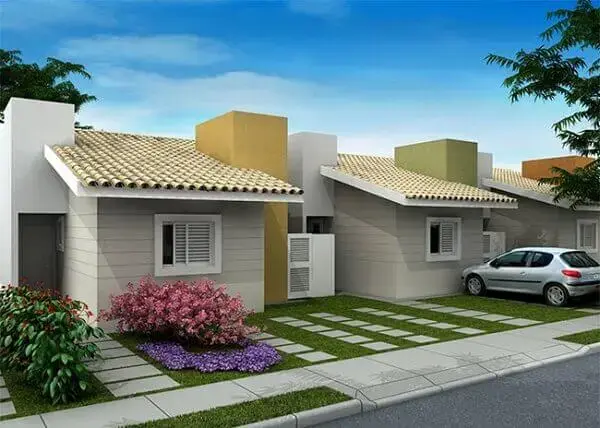 construção de casas geminadas