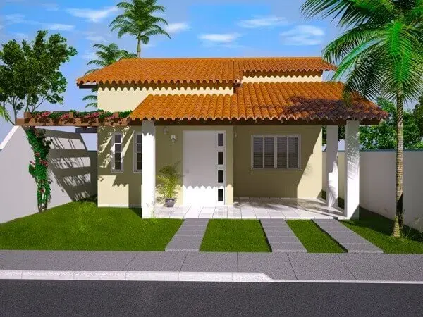 construção de casas com varanda