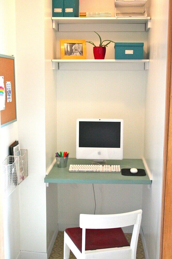 modelo de home office pequeno simples