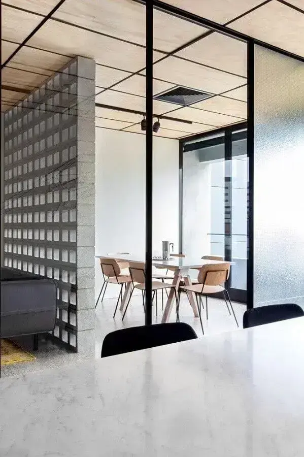 móveis para escritório decorado simples