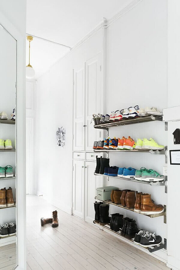 como organizar sapatos com ideia simples Foto DIY Home Art
