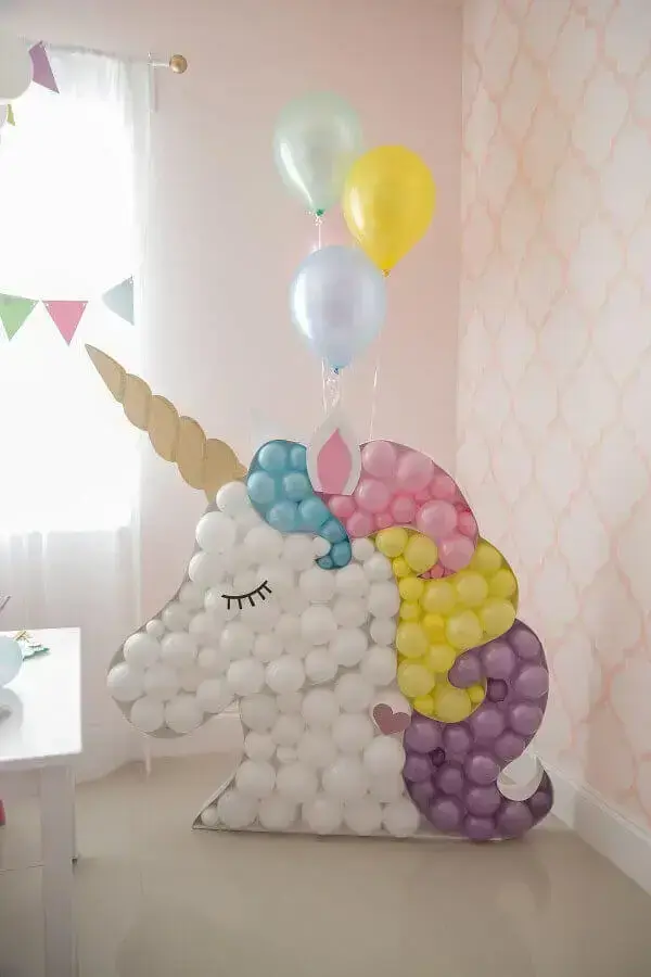 Festa de unicórnio balões