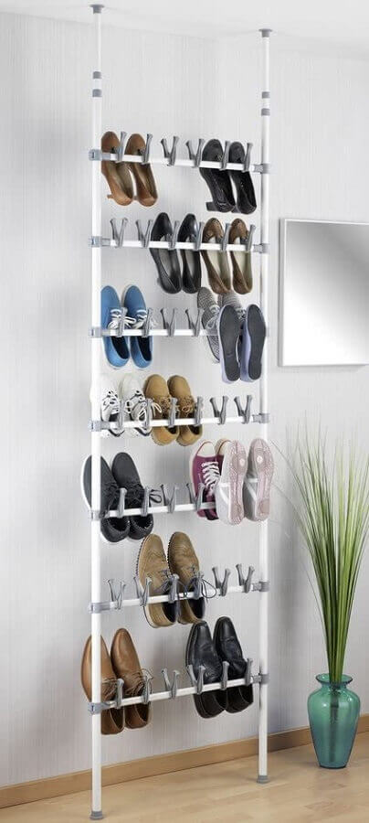  Ideia simples de como organizar sapatos Foto Área de Mulher