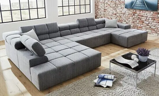 Salas modernas sofá grande