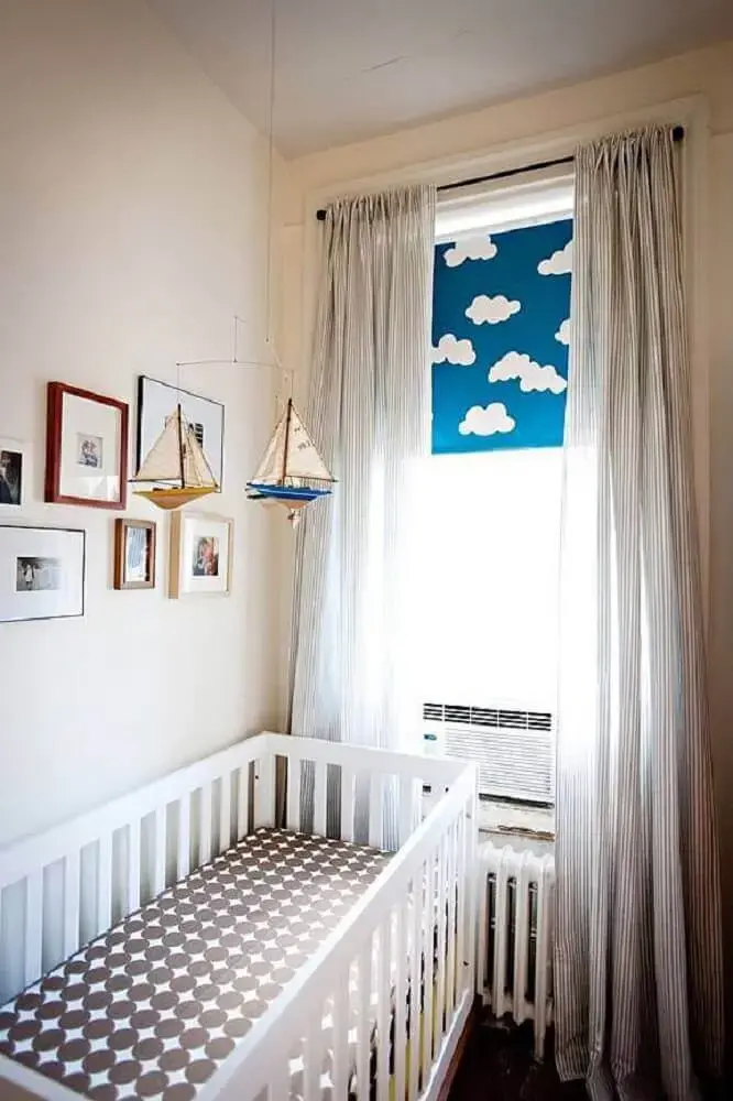 decoração simples para quarto de bebê pequeno