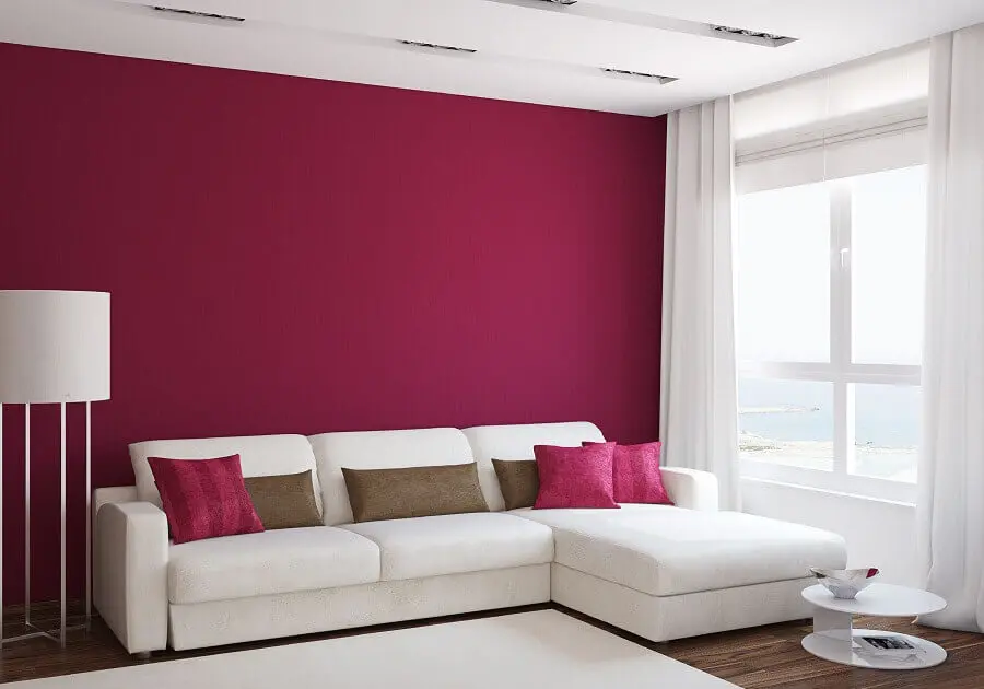 melhores cores para sala com sofá branco Foto Home & Decor Malaysia