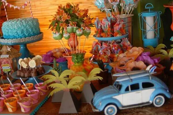Festa havaiana decoração havaí